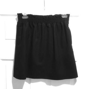 J Crew black mini skirt